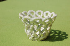 Coupe corbeille en céramique tressée blanche 6,2 cm
