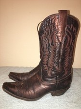 Corral Women’s Cowboy Western Brown Leather Boots Size 8 M FREE SHIPPING