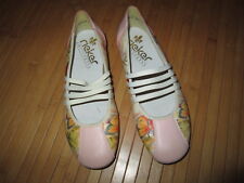 Chaussure/Ballerine rose à motif papillon,T33,marque Rieker,NEUVE!