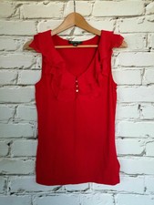 LAUREN RALPH LAUREN chemisier femme haut de chemise partie supérieure Gr. S...