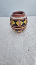 Vase ceramics  geometric pattern  flower pot a motif géometrique