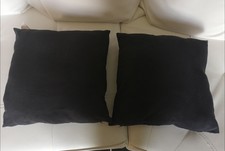 Lot 2 coussins noirs