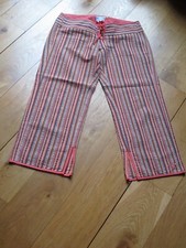 Pantacourt rose rayé ROXY T 36/38