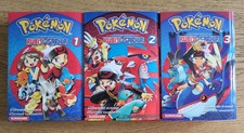 Lot Manga Pokémon Rubis et Saphir Tomes 1 à 3 / série Complète en 3 tomes TBE