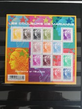 FRANCE Bloc Feuillet f4409 Les Couleurs de Marianne Europe 2009 ! Timbres NEUF