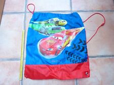 SAC DE RANGEMENT SAC A DOS CARS MC QUEEN DISNEY ROUGE ENFANT