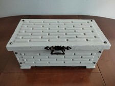 Petit Coffre Malle en Bois de Rangement