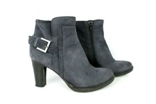 MINELLI Bottines Daim Bleu foncé T 36 / UK 3.5 TRES BON ETAT