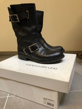 Bottes vanessa Bruno Point.40 motard biker boucle noires