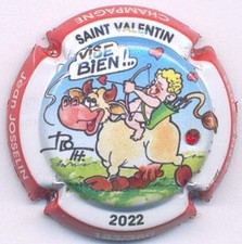 GGJKA... JOSSELIN Jean  St Valentin 2022 strass rouge   193 sur 360