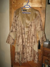 Manteau Veste Vintage Country Cow-girl Western Franges Daim Taille 2 38/40 M TBE