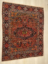tapis ancien perse bakhtiar trés coloré début XXeme bon état