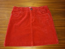 Okaidi Très jolie jupe en velours milleraies rouge -  Excellent état