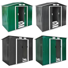 Abri de jardin en métal serre cabane à outils rangement vélos outil + fondation