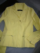 Veste /blouson  JAUNE  T.38  "Votre Nom"  COTON JAUNE