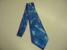 cravate soie bleue teinture artisanale neuf mariage ceremonie costume 