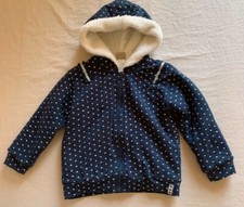 Veste à capuche avec étoiles argentées, taille 24 mois, marque Boîte à Malices