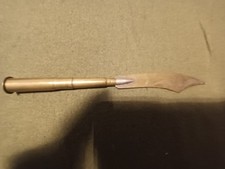 WW1 WW2 - Art de Tranchées  - Coupe Papier A Partir D'un Étui De Lebel 8 mm