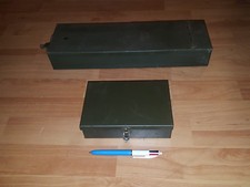 2 boites militaires métalliques Outillage Jeep Dodge Gmc Mobilier Déco Vintage