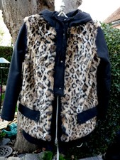 MANTEAU NOIR VESTE DOUDOUNE FEMME FILLE Marque BIMBA Y LOLA TAILLE XL