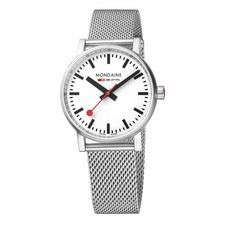 MONDAINE MSE.35110.SM Swiss Railways EVO2, 35MM Mesh Bracelet