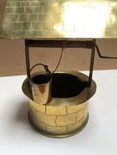 douille d obus transformé en puits en laiton 