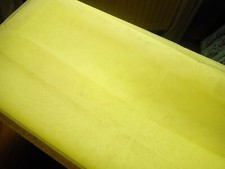 Coupon tulle jaune fluo ( 1,40 x 1,90 )