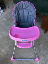 CHAISE HAUTE BB Moderne " bonne Occasion" en métal plastique TB