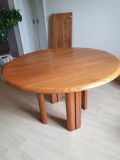 table salle à manger bois massif en orme