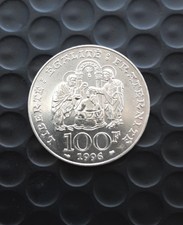 MONNAIE DE 100 FRANCS ARGENT 1996 CLOVIS ROI DE FRANCE 