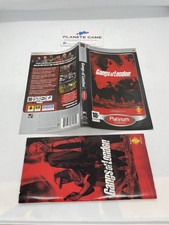 Notice+jaquette Sony Psp Gangs Of London Version Francaise