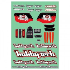 Planche stickers DB8SL Orange - Hobbytech STICK-DB8SL.OR