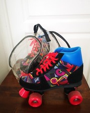 Très Vintage Années 80 Patins À Roulettes Sac de Transport Roller  Pointure 38