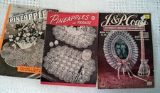 3  Vintage J. P. Coats & Clark's Crochet Pattern Booklets 