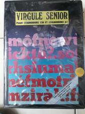 VIRGULE SENIOR POUR COMMODORE 128 ET 64 DISQUETTE APPRENTISSAGE SCOLAIRE COLLECT