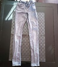 Pantalon jean gris fille - taille 12 ans - marque Kiabi