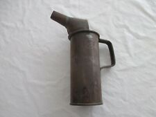 ancien bidon broc huile moteur 0,5l  fer blanc allemande Nur für mineraloel auto