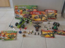 Lego ninjago 9445 + 70747 + 70755 + personnages avec boites notices