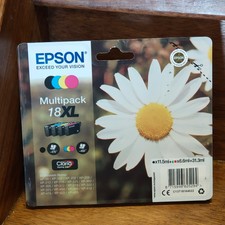 PACK 4 CARTOUCHES EPSON 18XL = JAUNE / MAGENTA / BLEU / NOIR neuf / scellé