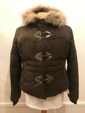 DOUDOUNE FAY Blouson a capuche,fourrure,no moncler Marron,Size: XL, Beautifull !