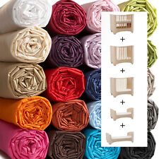 LEANDER DRAP HOUSSE lit bébé 120 ou 150 pour lit junior coton tissu Oeko-tex