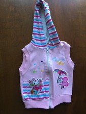 GILET à Capuche MC  FILLE 12 mois 