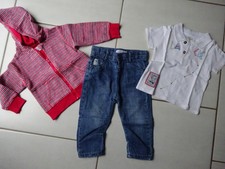 ENSEMBLE 3 PIECES la compagnie des petits GARCON 18 MOIS  TBE