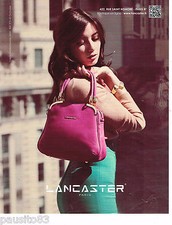 PUBLICITE ADVERTISING 065  2013  LANCASTER  maroquinerie sacs
