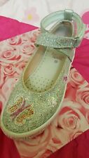 LELLI KELLY Chaussures Ballerines à Scratch Fille ? Sequin Paillette Argent 35