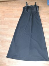 Robe BERKUAL soirée longue noire et dorée taille 38/2/M TBE