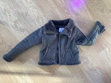 ++ Veste/manteau Okaïdi en cuir 4ans 102cm Parfait Etat Livraison Incluse ++