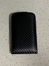 Blackberry Bold 9900 fibre de carbone et en Cuir Case Cover Noir