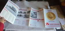 Ancien Catalogue Matériel Agricole Massey Ferguson 87 Tracteur Moissonneuse 