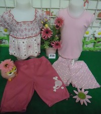 vêtements fille 18 mois,débardeur,short,chemisier,pantacourt